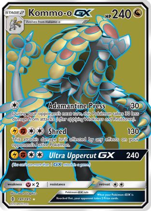 Kommo-o GX (141/145) [Soleil et Lune : Guardians Rising] 