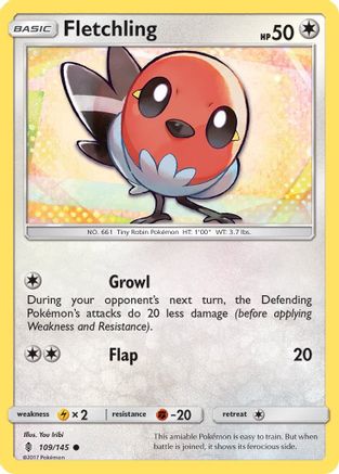 Fletchling (109/145) [Soleil et Lune : Gardiens Rising] 