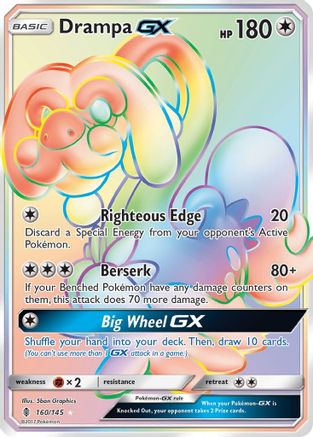 Drampa GX (160/145) [Soleil et Lune : Guardians Rising] 