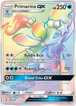 Primarina GX (149/145) [Soleil et Lune : Gardiens Rising] 