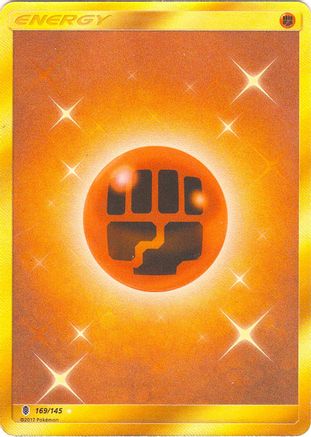 Fighting Energy (Secret) 169/145 - [SM  Guardians Rising] Holofoil