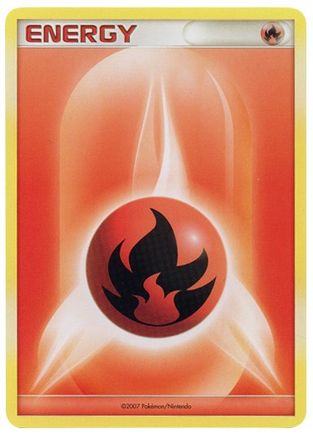 Fire Energy (2007 Unnumbered D P Style) [League & Championship Cards]