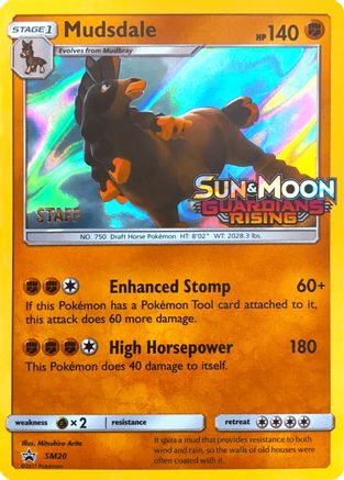 Mudsdale - SM20 (Prerelease) [Staff] SM20 - [SM Promos] Holofoil