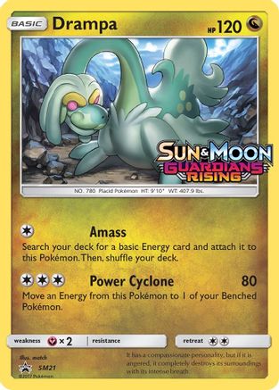 Drampa (SM21) [Soleil et Lune : Promos Black Star] 