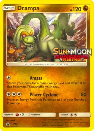 Drampa - SM21 (Prerelease) [Staff] SM21 - [SM Promos] Holofoil