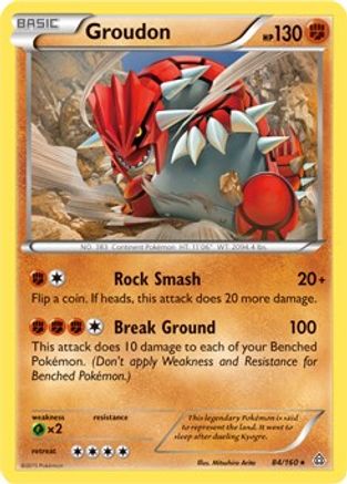 Groudon - 84/160 (XY Primal Clash) 84 - [Deck Exclusives] Holofoil