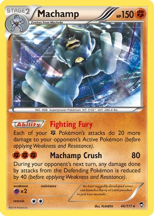 Machamp (42/83) (Exclusivité Theme Deck) [XY : Furious Fists] 
