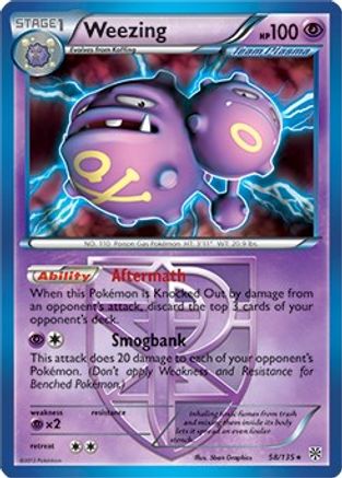 Weezing - 58/135 (BW Plasma Storm) - [Deck Exclusives]