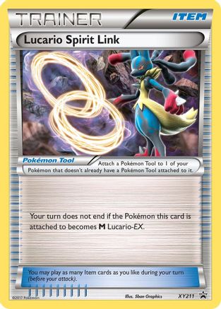 Lucario Spirit Link (XY211) [XY : Promos Black Star] 