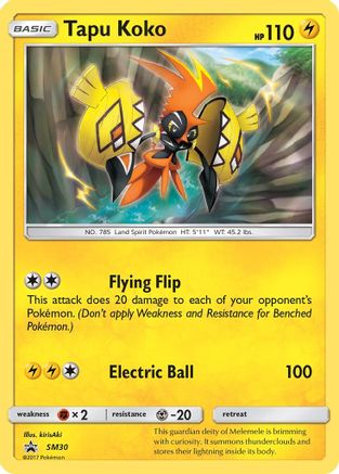 Tapu Koko - SM30 SM30/248 - [SM Promos] Holofoil