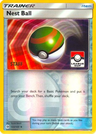 Nest Ball - 123/149 (League Cup) [Staff] 123 - [League & Championship Cards] Reverse Holofoil