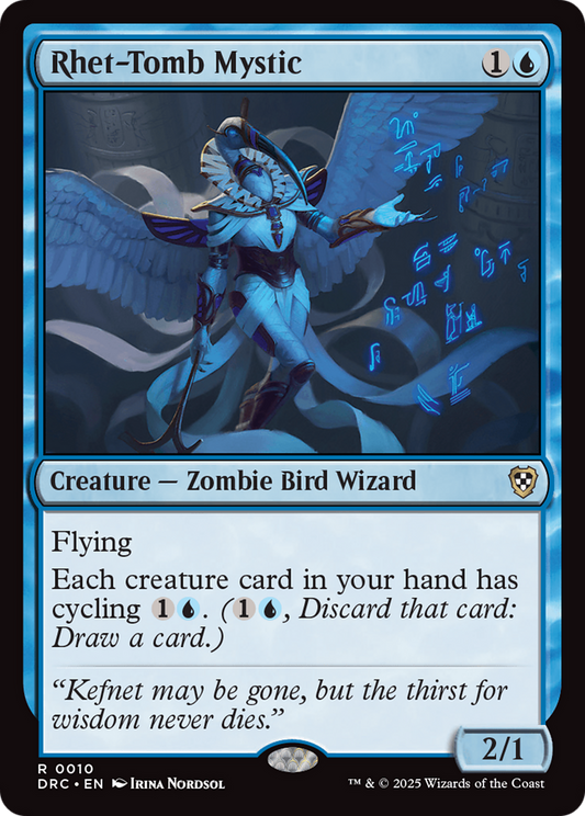 Rhet-Tomb Mystic (DRC-010) - [Commander: Aetherdrift]