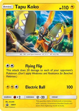 Tapu Koko - SM31 SM31/248 - [SM Promos] Holofoil