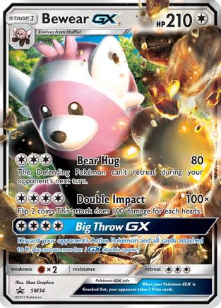 Bewear GX (SM34) [Soleil et Lune : Promos Black Star] 