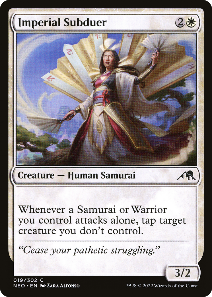 Imperial Subduer (NEO-019) - [Kamigawa: Neon Dynasty] Foil