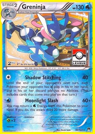 Greninja (40/122) (Promo de la Ligue 2e place) [XY : BREAKpoint] 