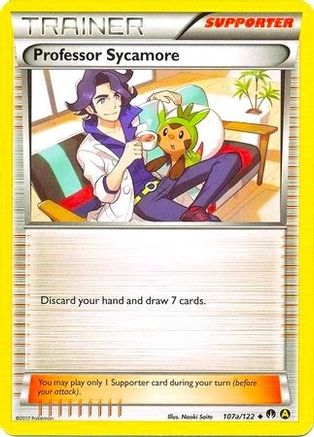 Professor Sycamore - 107a/122 (Non-Holo) - [Alternate Art Promos]