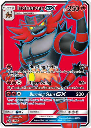 Incineroar GX (SM38) [Soleil et Lune : Promos Black Star] 