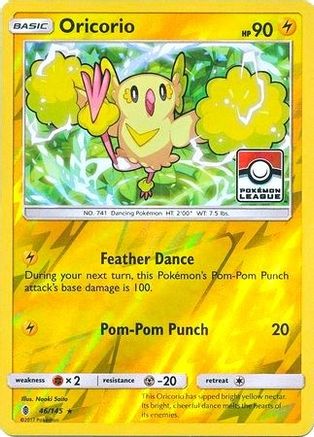 Oricorio - 46/145 (Pokemon League) 46 - [League & Championship Cards] Reverse Holofoil