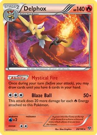 Delphox (26/146) (Exclusivité Theme Deck) [XY : Ensemble de base] 