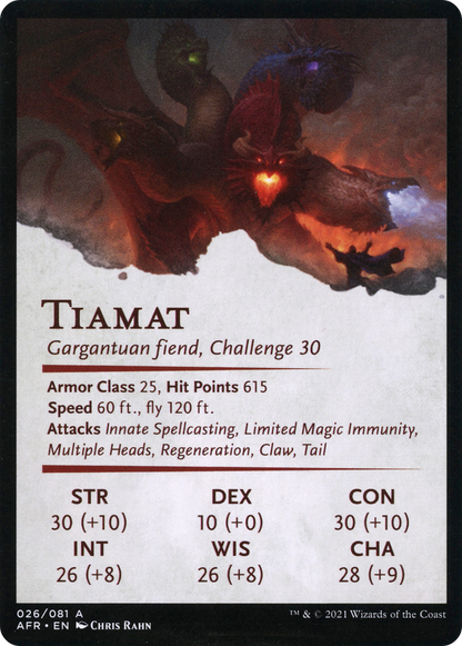 Tiamat // Tiamat (AAFR-026) - [Adventures in the Forgotten Realms Art Series] (Borderless)