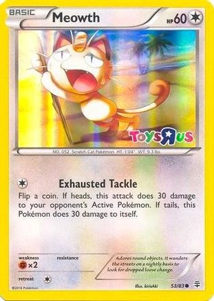 Miaouss (53/83) (Promo Toys R Us) [XY : Générations] 