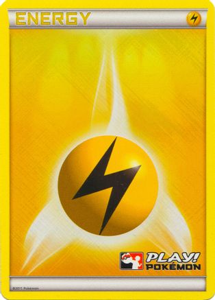 Lightning Energy (Promo Play Pokemon 2011) [Cartes de ligue et de championnat] 