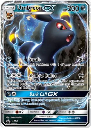 Umbreon GX (SM36) [Soleil et Lune : Promos Black Star] 