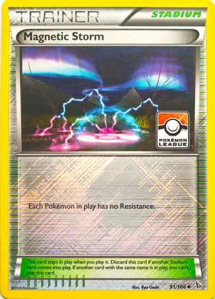 Magnetic Storm - 91/106 (Pokemon League) 91 - [League & Championship Cards] Reverse Holofoil