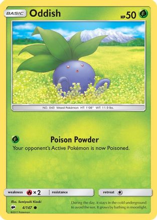Oddish 4/147 - [SM  Burning Shadows]