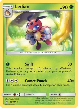 Ledian 10/147 - [SM  Burning Shadows]