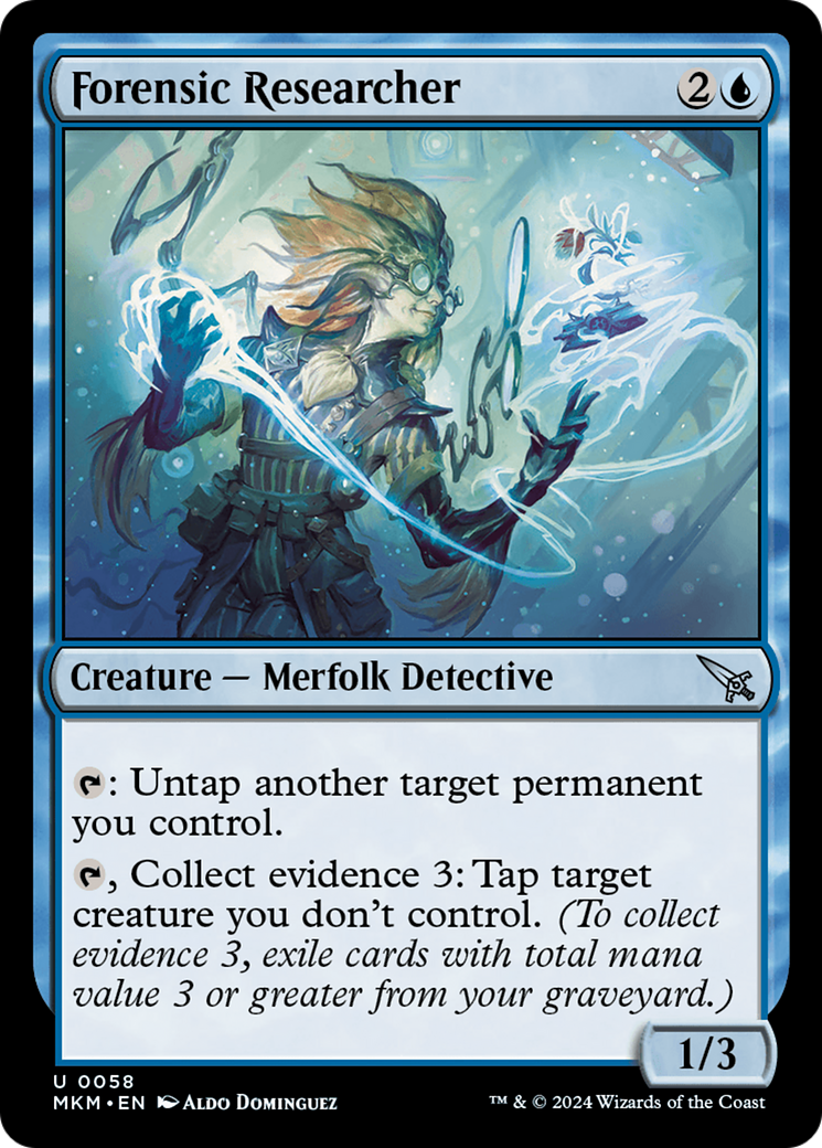 Forensic Researcher (MKM-058) - [Murders at Karlov Manor] Foil