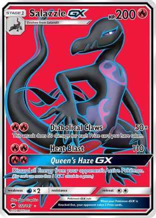 Salazzle GX (Full Art) 132/147 - [SM  Burning Shadows] Holofoil