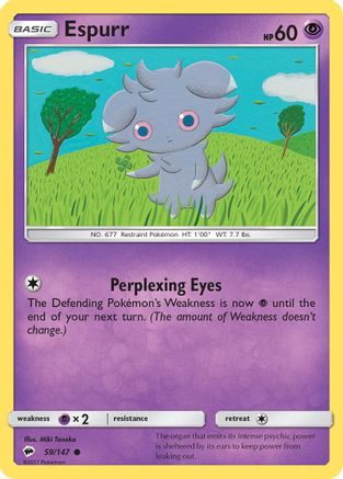 Espurr (59/147) [Soleil et Lune : Ombres brûlantes] 