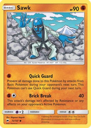 Sawk (72/147) [Soleil et Lune : Ombres brûlantes] 
