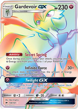 Gardevoir GX (159/147) [Soleil et Lune : Ombres brûlantes] 