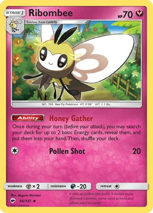 Ribombee (96/147) [Soleil et Lune : Ombres brûlantes] 