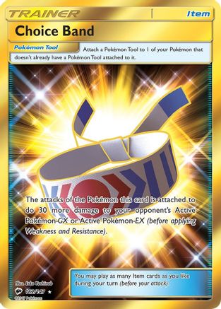 Choice Band (Secret) 162/147 - [SM  Burning Shadows] Holofoil