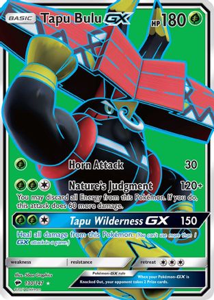 Tapu Bulu GX (Full Art) 130/147 - [SM  Burning Shadows] Holofoil