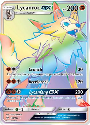 Lycanroc GX (155/147) [Soleil et Lune : Ombres brûlantes] 