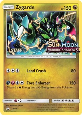 Zygarde - SM48 (Prerelease) [Staff] SM48 - [SM Promos] Holofoil
