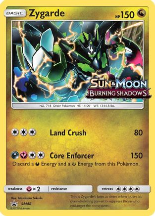 Zygarde (SM48) (Promo d'avant-première) [Soleil et Lune : Promos Black Star] 