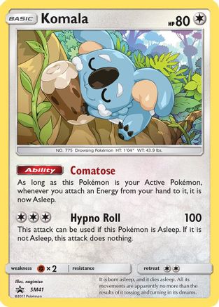 Komala (SM41) [Soleil et Lune : Promos Black Star] 