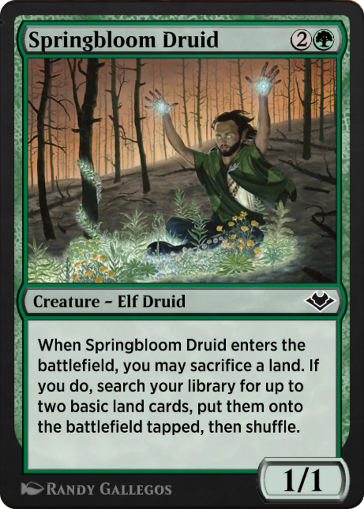 Springbloom Druid (J21-642) - [Jumpstart: Historic Horizons]