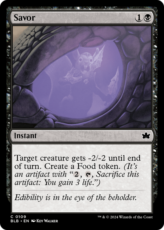 Savourer (BLB-109) - [Bloomburrow] 