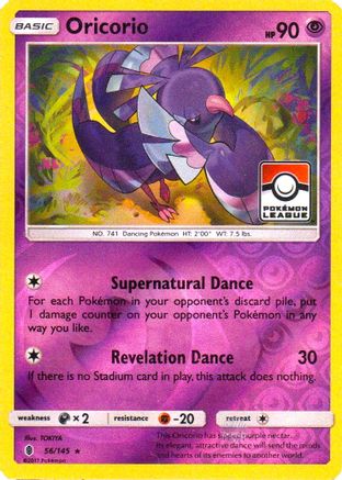 Oricorio (56/145) (Promo de la Ligue) [Soleil et Lune : Guardians Rising] 