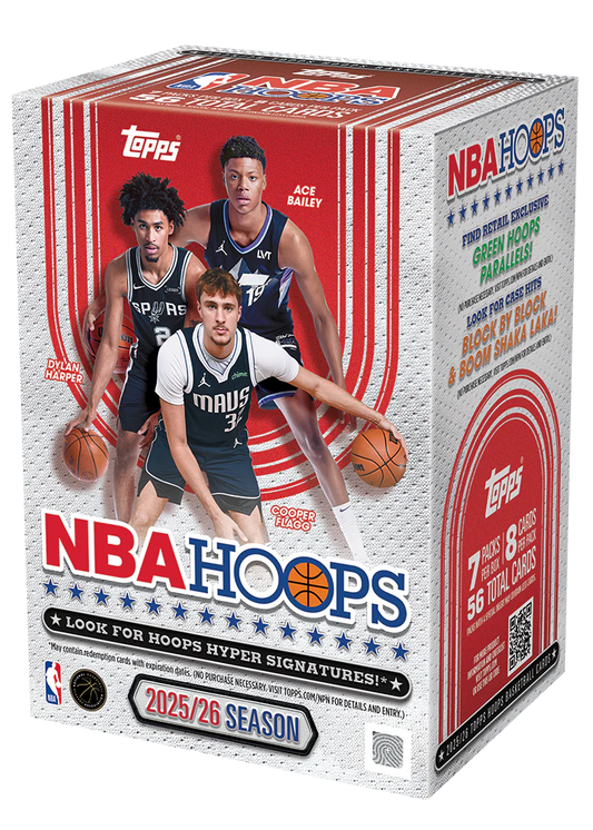 2025-26 Topps NBA Hoops Basketball Value Box