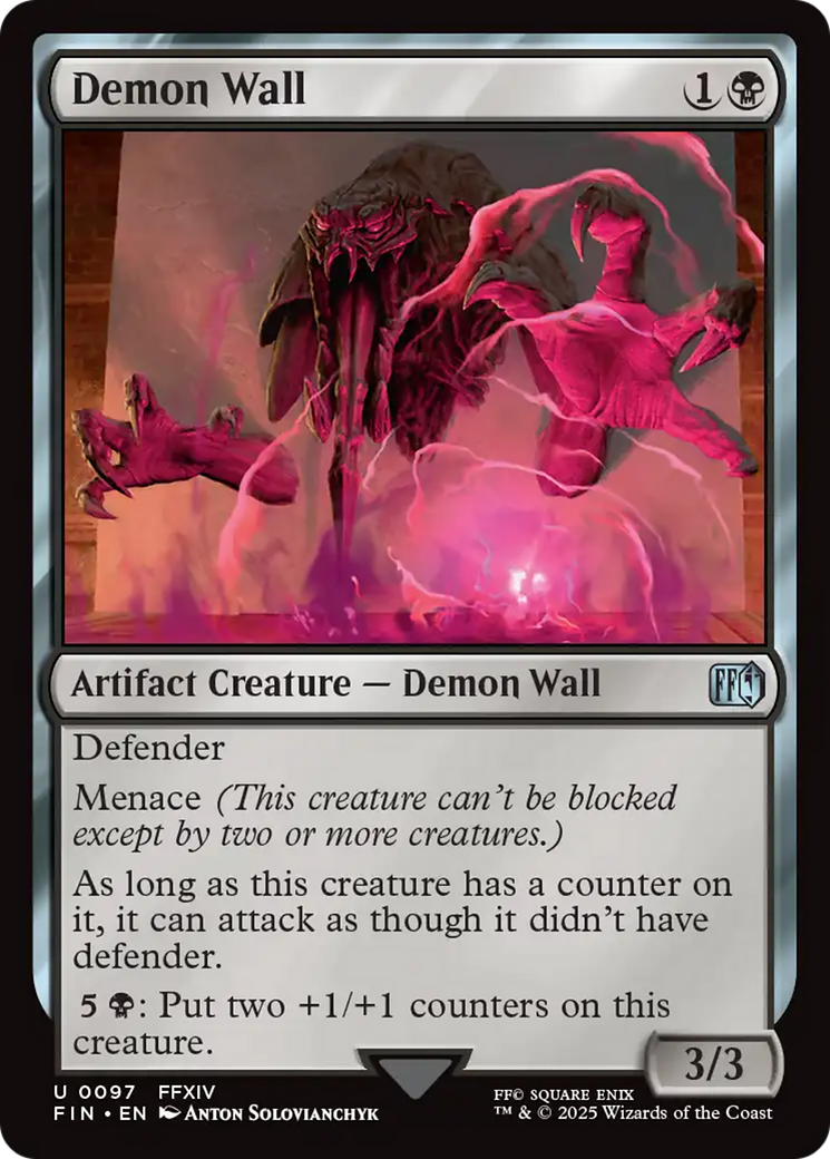 Demon Wall (FIN-097) - [FINAL FANTASY] Foil