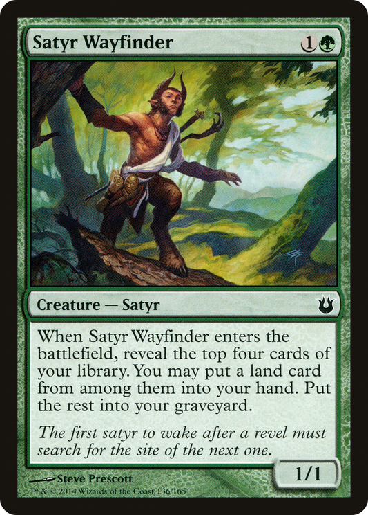 Satyr Wayfinder (BNG-136) - [Born of the Gods]