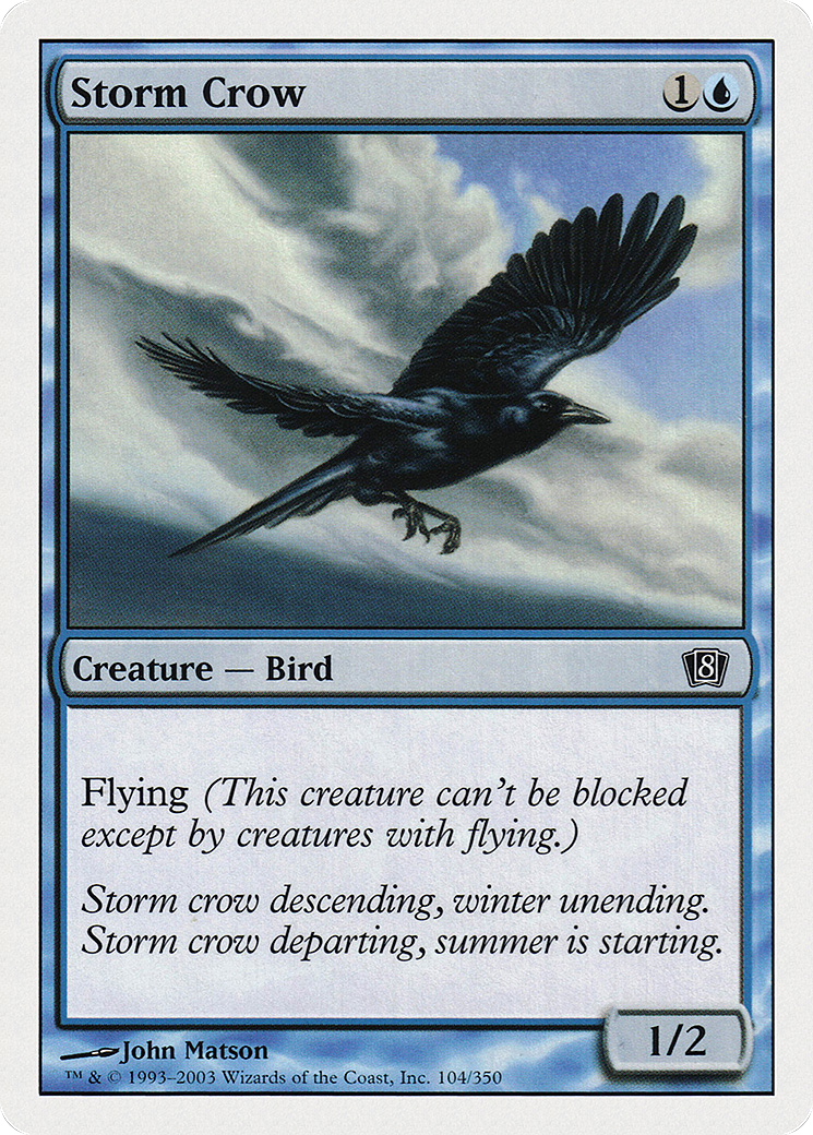 Storm Crow (8ED-104) - [Eighth Edition]